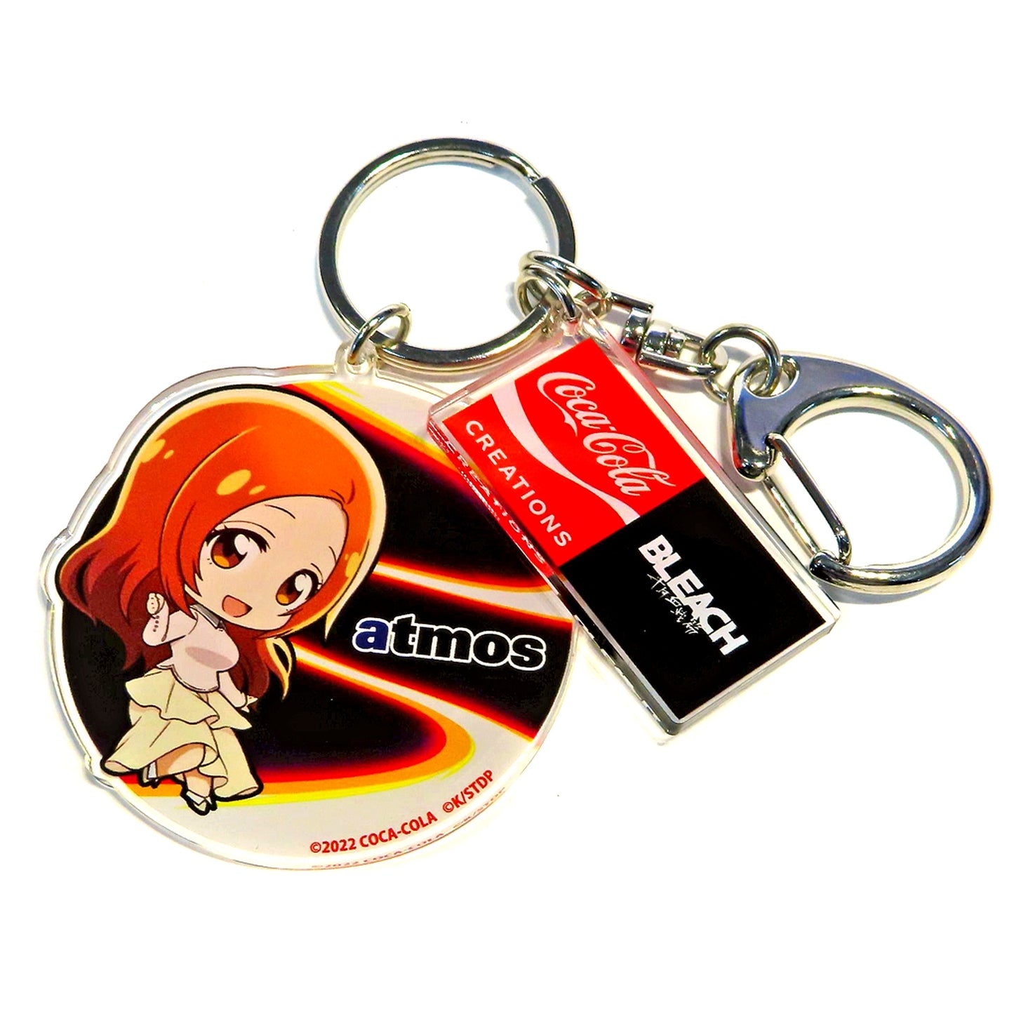 Orihime Inoue Acrylic Keychain Coca-Cola BLEACH Thousand-Year Blood War Pop-up Store in atmos Shinjuku [USED]