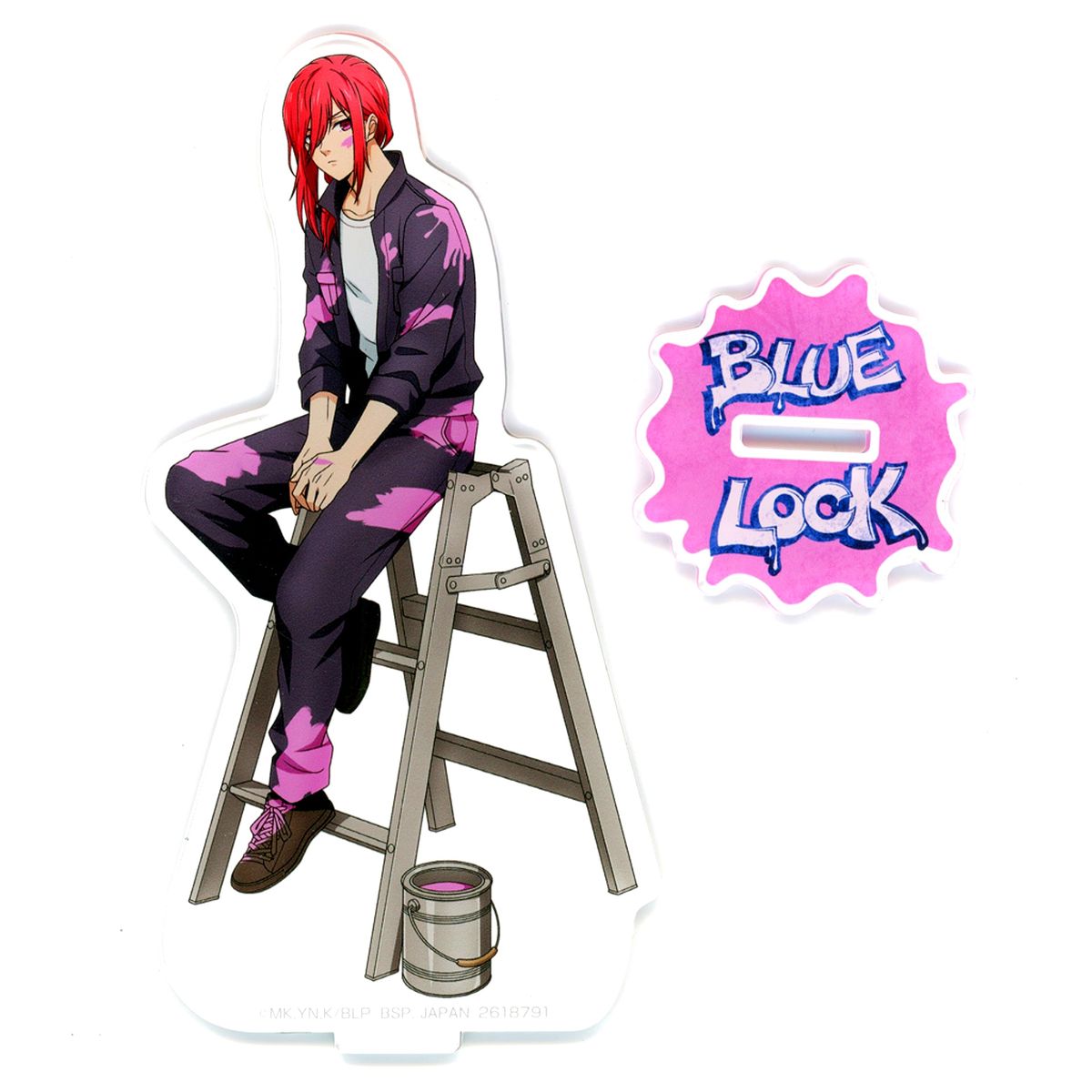 Hyoma Chigiri Acrylic Stand Blue Lock x GiGO/SEGA Store Campaign [USED]
