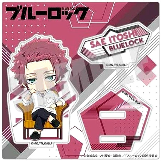 Sae Itoshi Acrylic Stand Official Deformed Illustration Second Wave Blue Lock [USED]