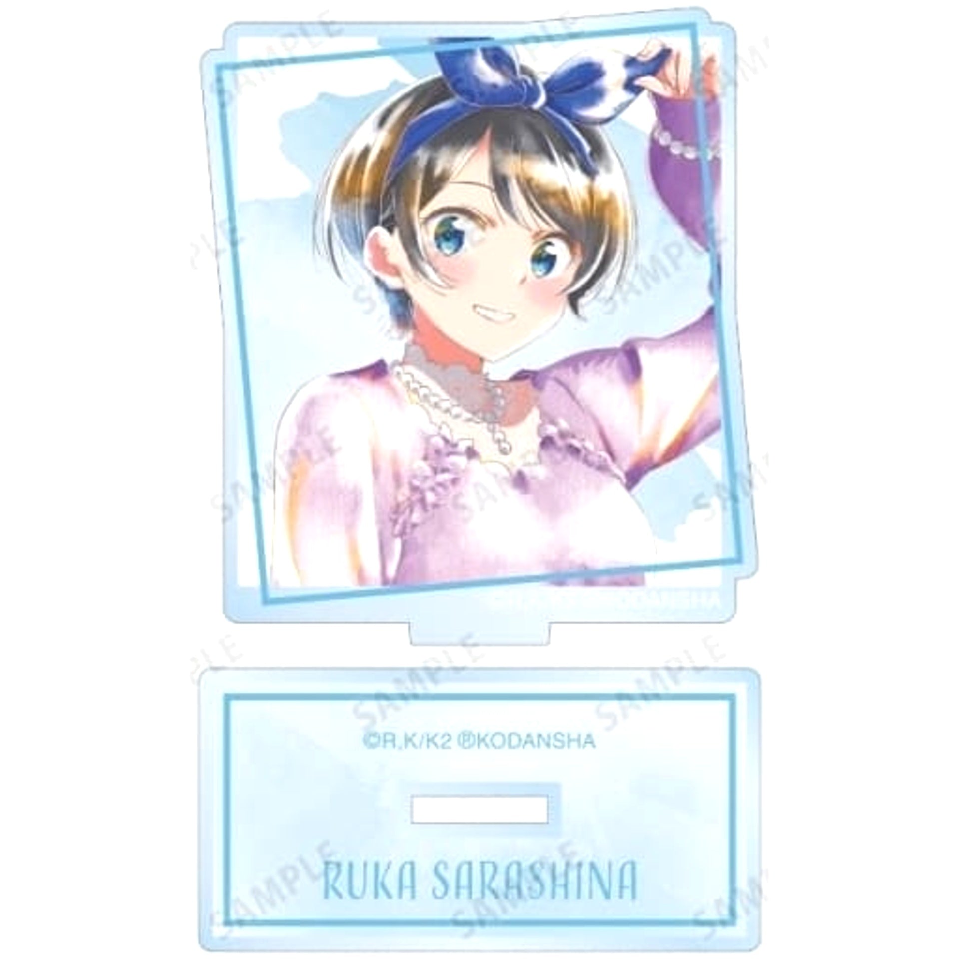 Rent-A-Girlfriend Ruka Sarashina Trading Ani-Art aqua label Acrylic Stand Type A Acrylic Stands [USED]