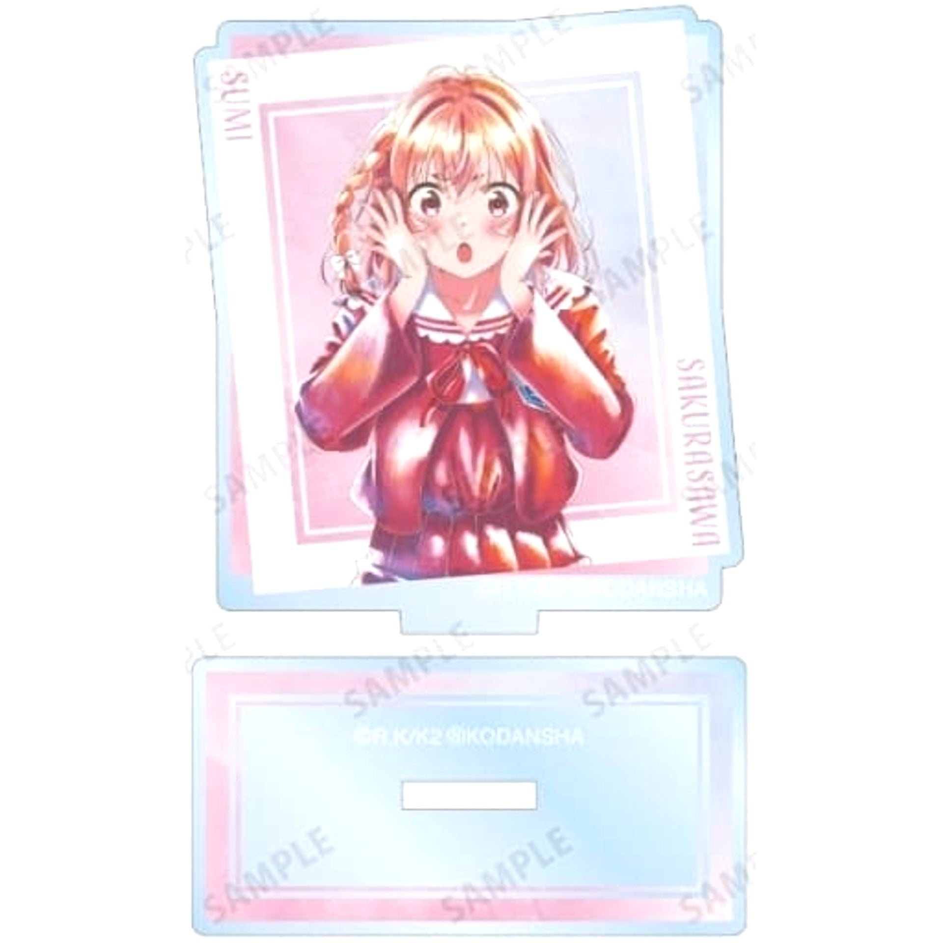 Rent-A-Girlfriend Sumi Sakurasawa Trading Ani-Art aqua label Acrylic Stand Type B Acrylic Stands [USED]