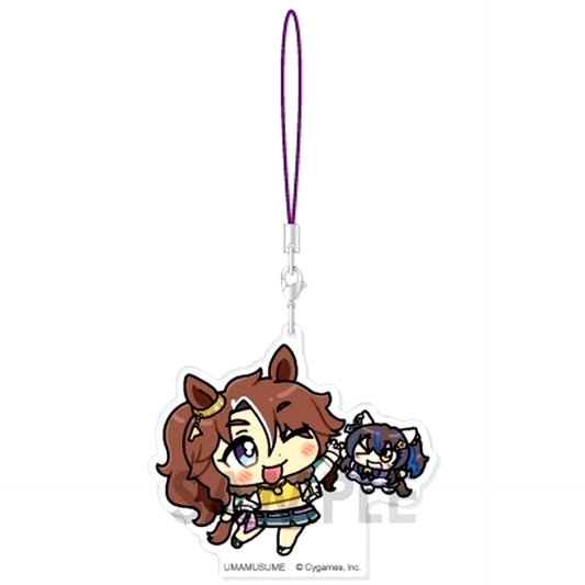 Mejiro Palmer & Daitaku Helios 8 Uma Musume Pretty Derby Acrylic Strap Plush Together Vol.3 [USED]