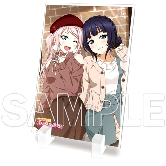 Karin & Lanzhu Mini Acrylic Plate Love Live! Nijigasaki High School Idol Club [USED]