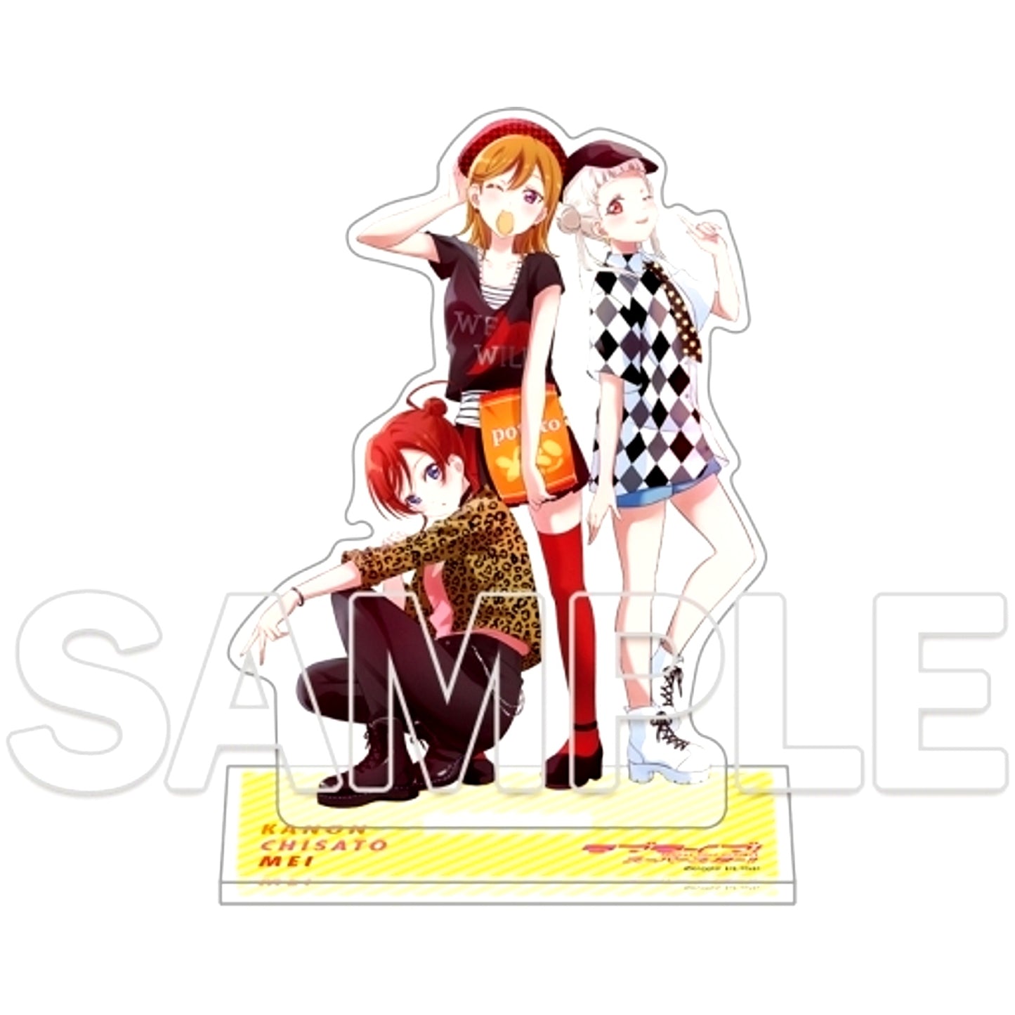 Kanon Shibuya & Chisato Arashi & Mei Yoneme Liella! PickUpStyle Acrylic Figure Love Live! Superstar!! [USED]