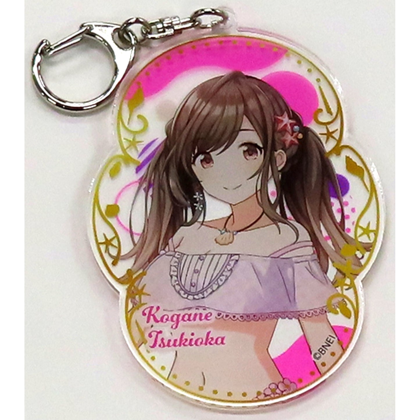 Kogane Tsukioka B Prize Fountain Summer Acrylic Keychain The Idolmaster Shiny Colors Idolmaster Official Shop Kuji M@STER [USED]