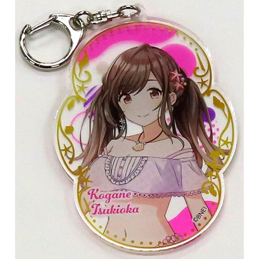 Kogane Tsukioka B Prize Fountain Summer Acrylic Keychain The Idolmaster Shiny Colors Idolmaster Official Shop Kuji M@STER [USED]