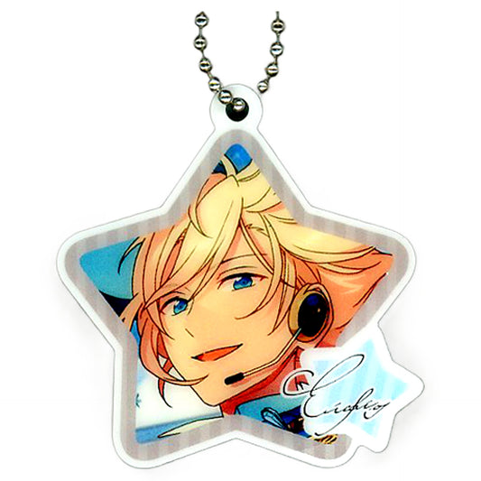 Ensemble Stars! Eichi Tenshouin Kyuvic Part 6 Plate Keychain Keychains [USED]