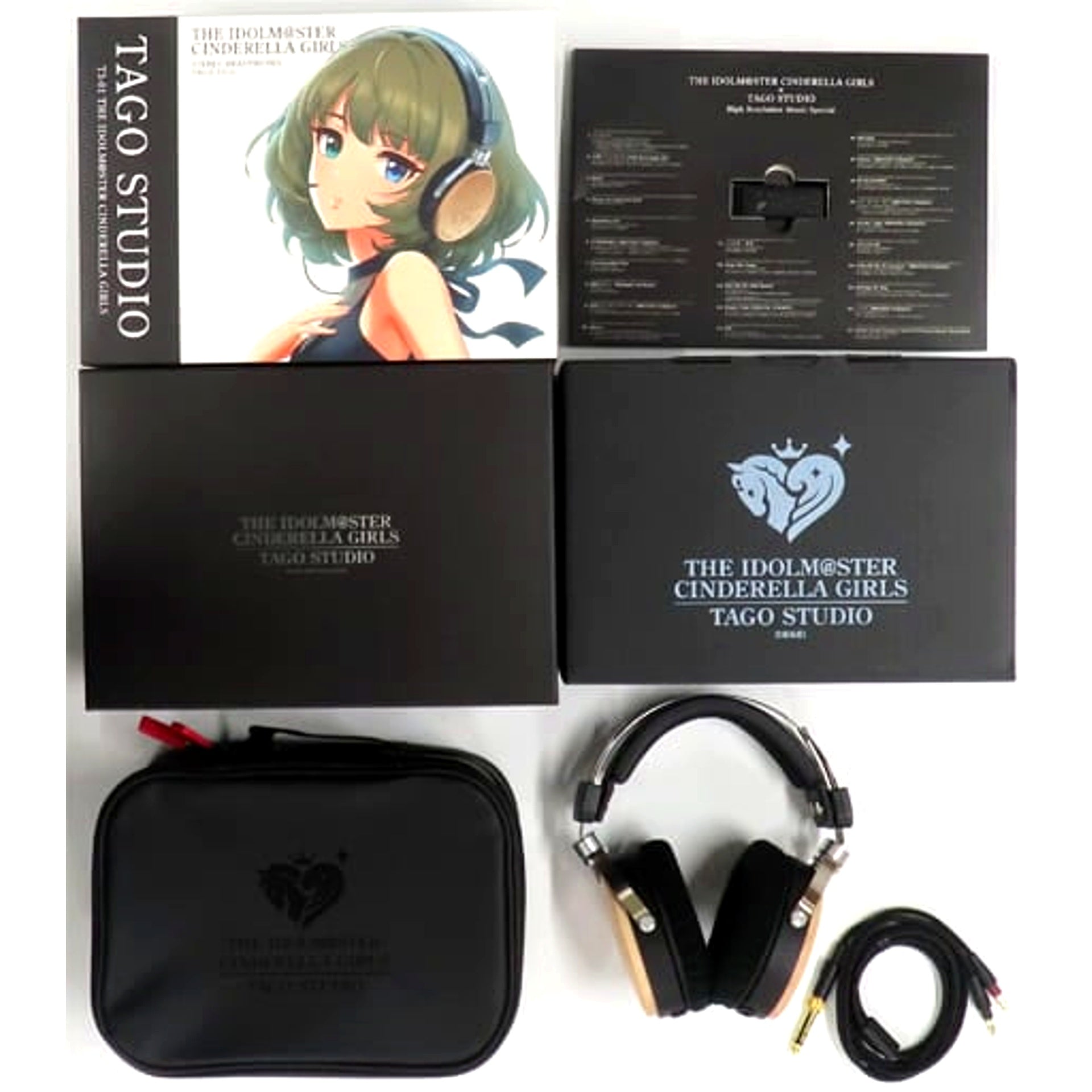 Kaede Takagaki THE IDOLM@STER Cinderella Girls Monitor Headphones Hi-Res Audio USB Included x TAGO STUDIO [USED]
