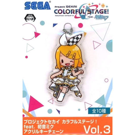 Hatsune Miku: Colorful Stage! Kagamine Rin Stage SEKAI Acrylic Keychain Vol.3 Acrylic Item [USED]