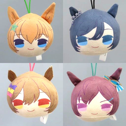 Set of 4 Uma Musume Pretty Derby Eared Marukko Mascot Vol.9 [USED]