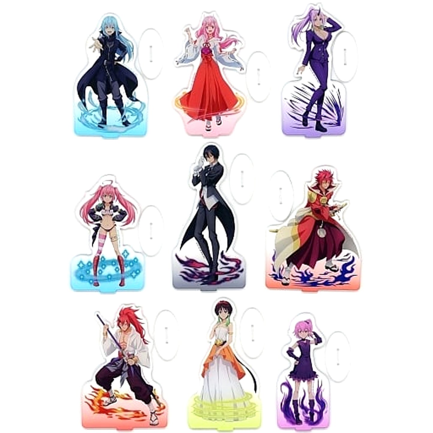 That Time I Got Reincarnated as a Slime: The Movie Scarlet Bond Rimuru Tempest & Others All 9 Types Set Ichiban Kuji Acrylic Stand Prize E [USED]