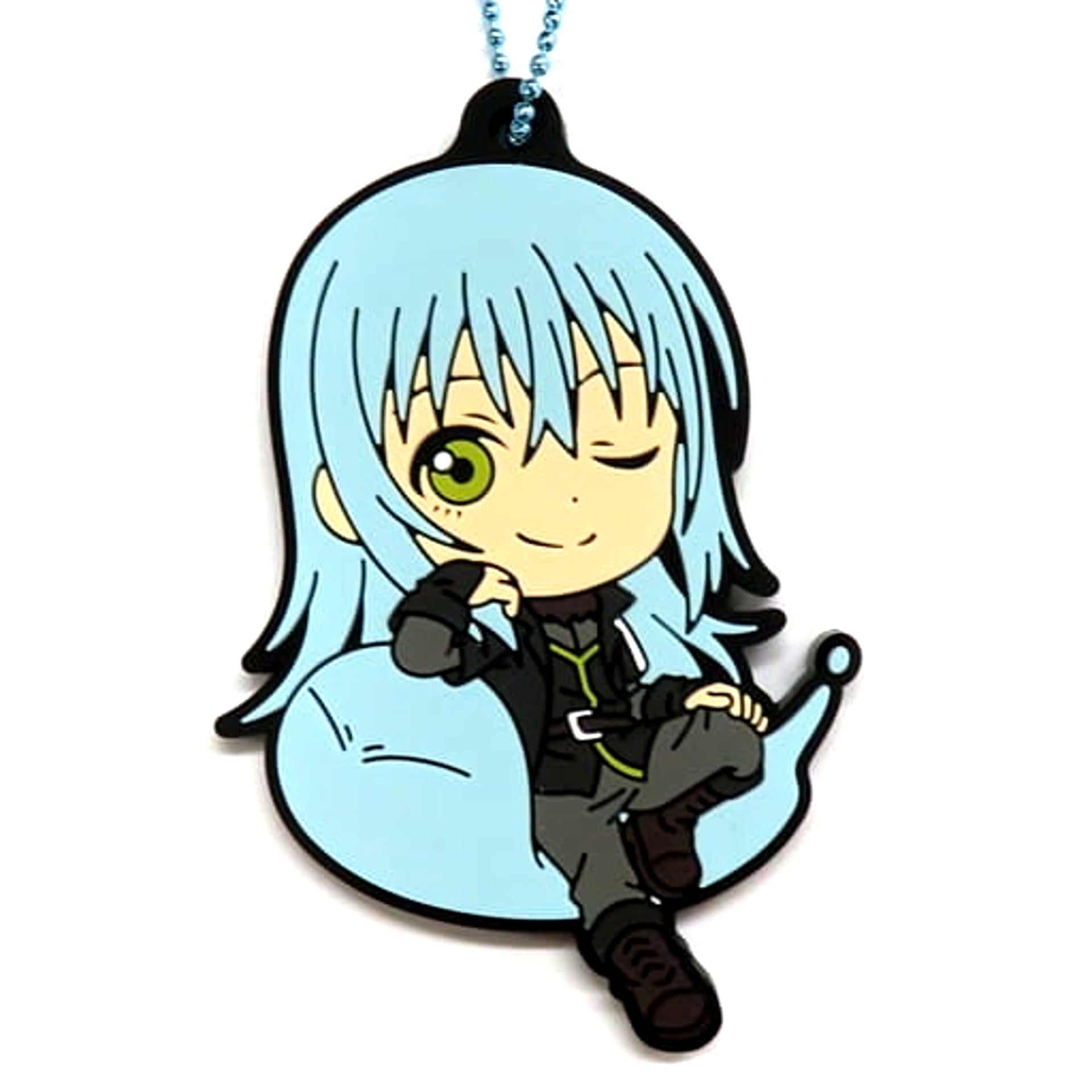 Rimuru Tempest That Time I Got Reincarnated as a Slime: The Movie Scarlet Bond Ichiban Kuji Rubber Charm Kyunchara Illustrations Prize G [USED]
