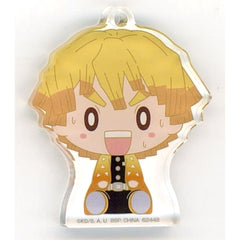 Demon Slayer: Kimetsu no Yaiba Zenitsu Agatsuma Ichiban Kuji Demon Slayer's Will Part 3 Chokonokko Acritz Key Ring Prize F Keychains [USED]