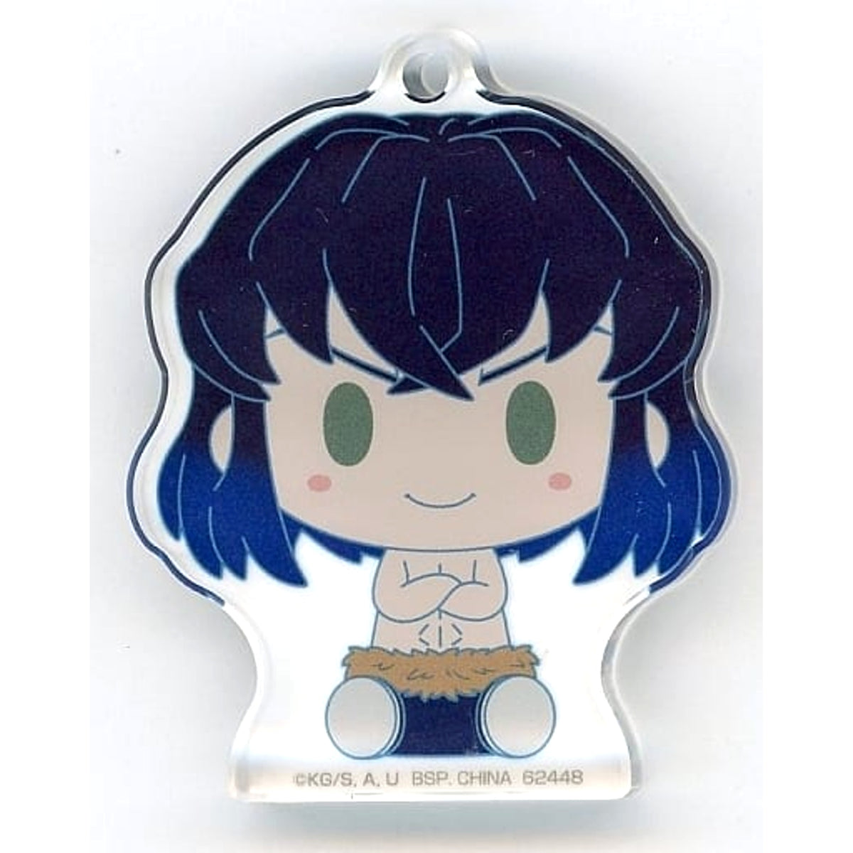 Demon Slayer: Kimetsu no Yaiba Inosuke Hashibira Ichiban Kuji Demon Slayer's Will Part 3 Chokonokko Acritz Key Ring Prize F Keychains [USED]