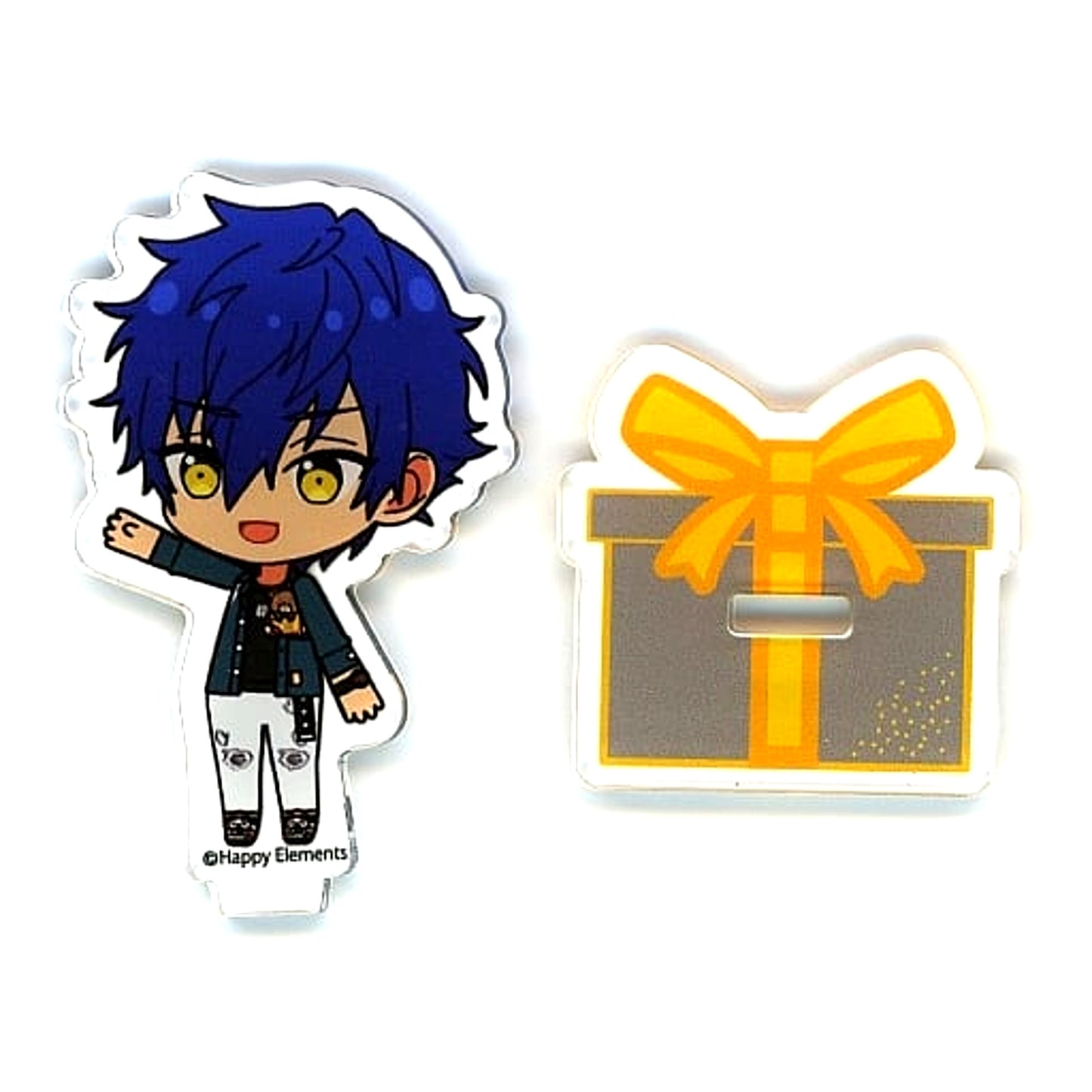 Jun Sazanami Ensemble Stars!! Birthday Cookie Bear Acrylic Stand Shop Sunrise Bonus [USED]