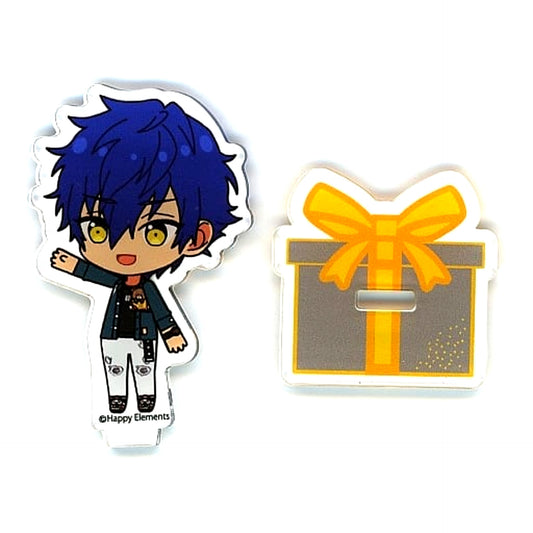 Jun Sazanami Ensemble Stars!! Birthday Cookie Bear Acrylic Stand Shop Sunrise Bonus [USED]