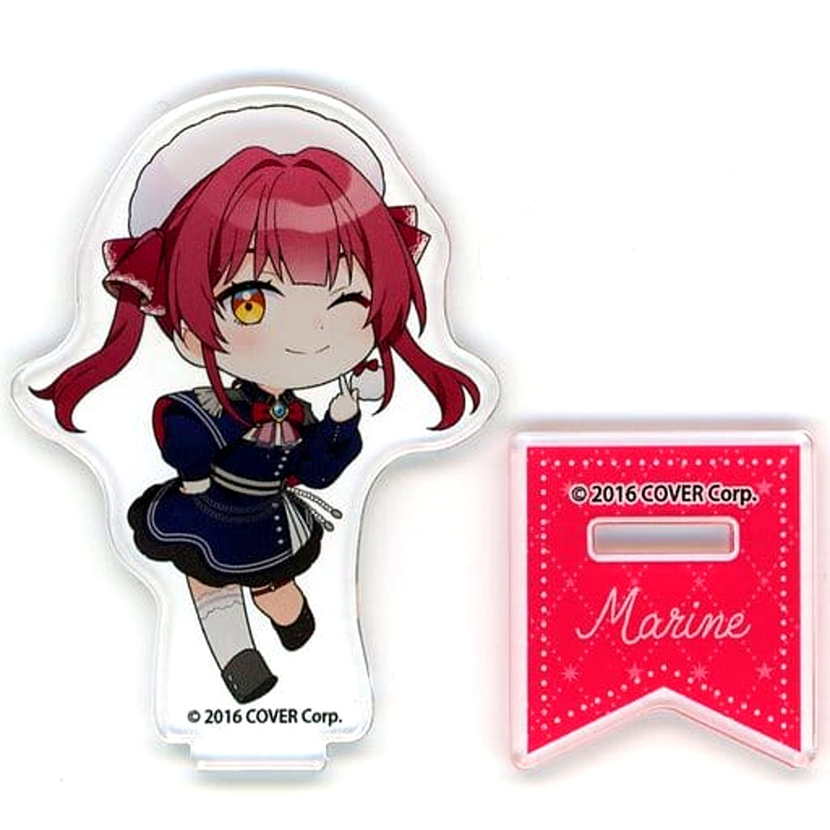 Virtual YouTuber hololive Houshou Marine Trading Acrylic Stand Chibi Ver. Tokyo Skytree Town 2nd Installment HoloTree 2022 HO to Suru Winter [USED]