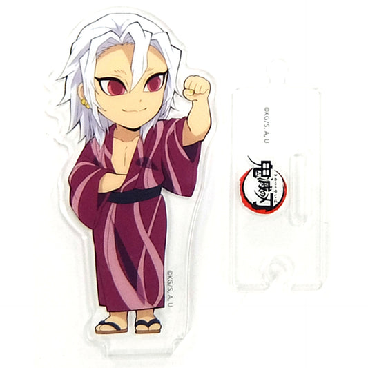 Tengen Uzui Yukata B Demon Slayer Mugen Train Entertainment District Arc Character Emaki Cafe in ufotable Cafe x Machi Asobi CAFE Illustration Mini Character Connecting Random Acrylic Stand [USED]