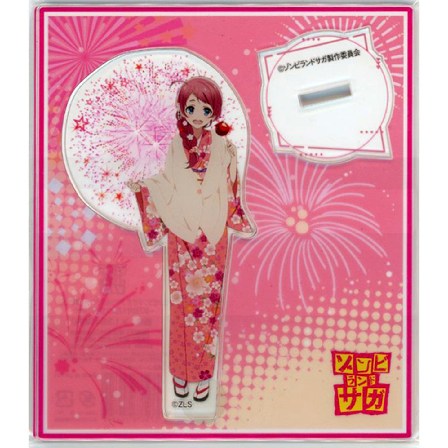 Sakura Minamoto Zombie Land Saga Acrylic Stand Imari Bay Great Fireworks Festival 2019 Ver. x Imari Bay Great Fireworks 2019 [USED]