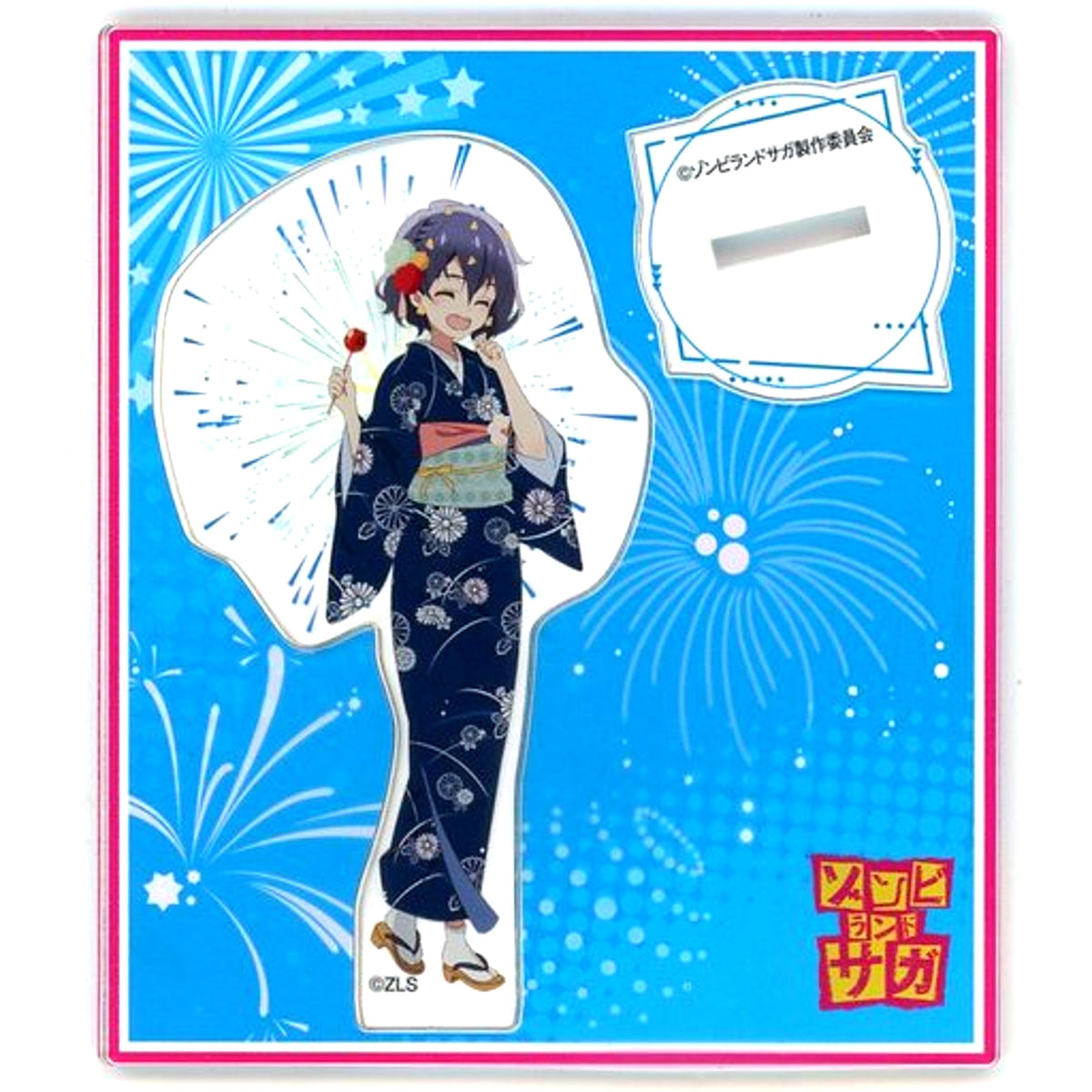 Ai Mizuno Zombie Land Saga Acrylic Stand Imari Bay Great Fireworks Festival 2019 Ver. x Imari Bay Great Fireworks 2019 [USED]