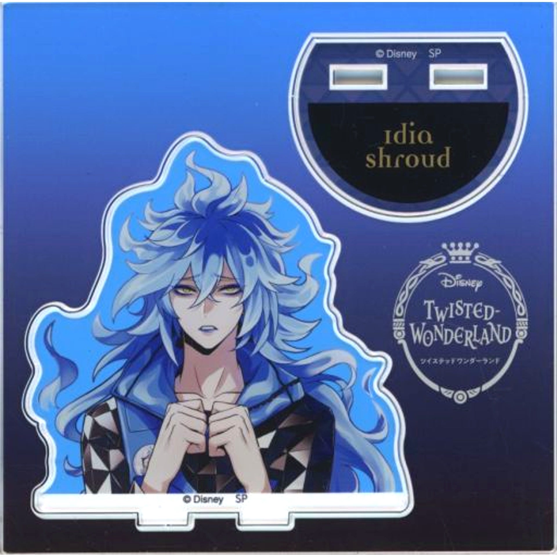 Idia Shroud LINE Art Acrylic Stand Disney Twisted-Wonderland [USED]