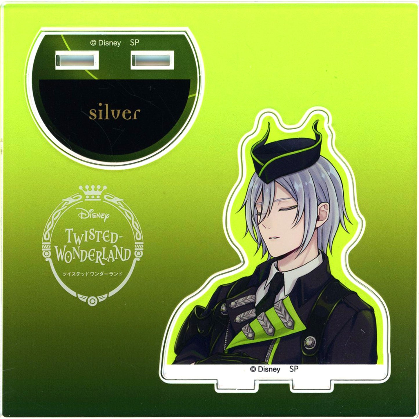 Silver Acrylic Stand LINE Art Disney Twisted-Wonderland [USED]
