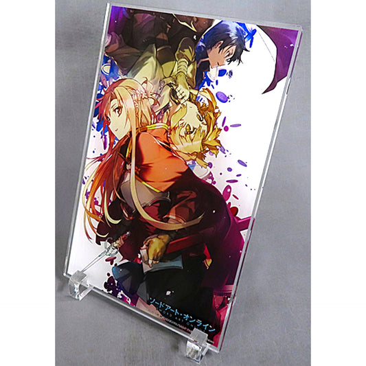 Kirito & Asuna & Argo 3 Acrylic Plate Sword Art Online Progressive [USED]
