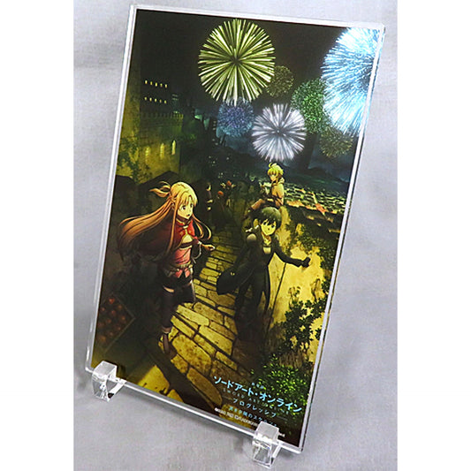 Kirito & Asuna & Argo Acrylic Plate 2 Sword Art Online the Movie Progressive Scherzo of Deep Night [USED]