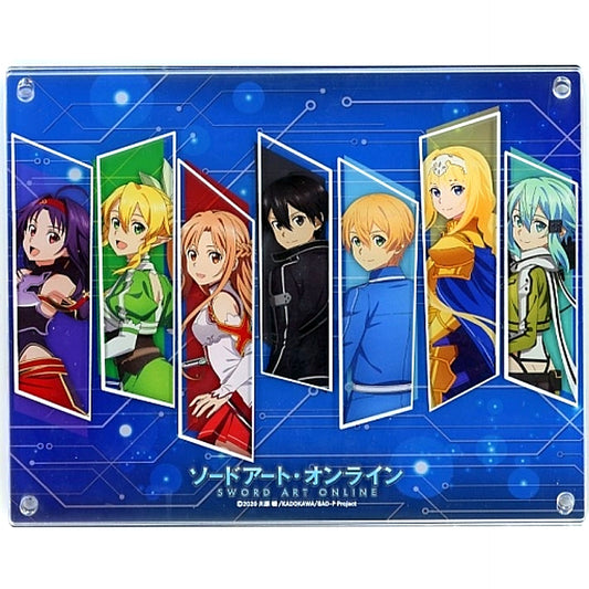 Group Anime 10th Anniversary Ver. Acrylic Art Stand Sword Art Online [USED]