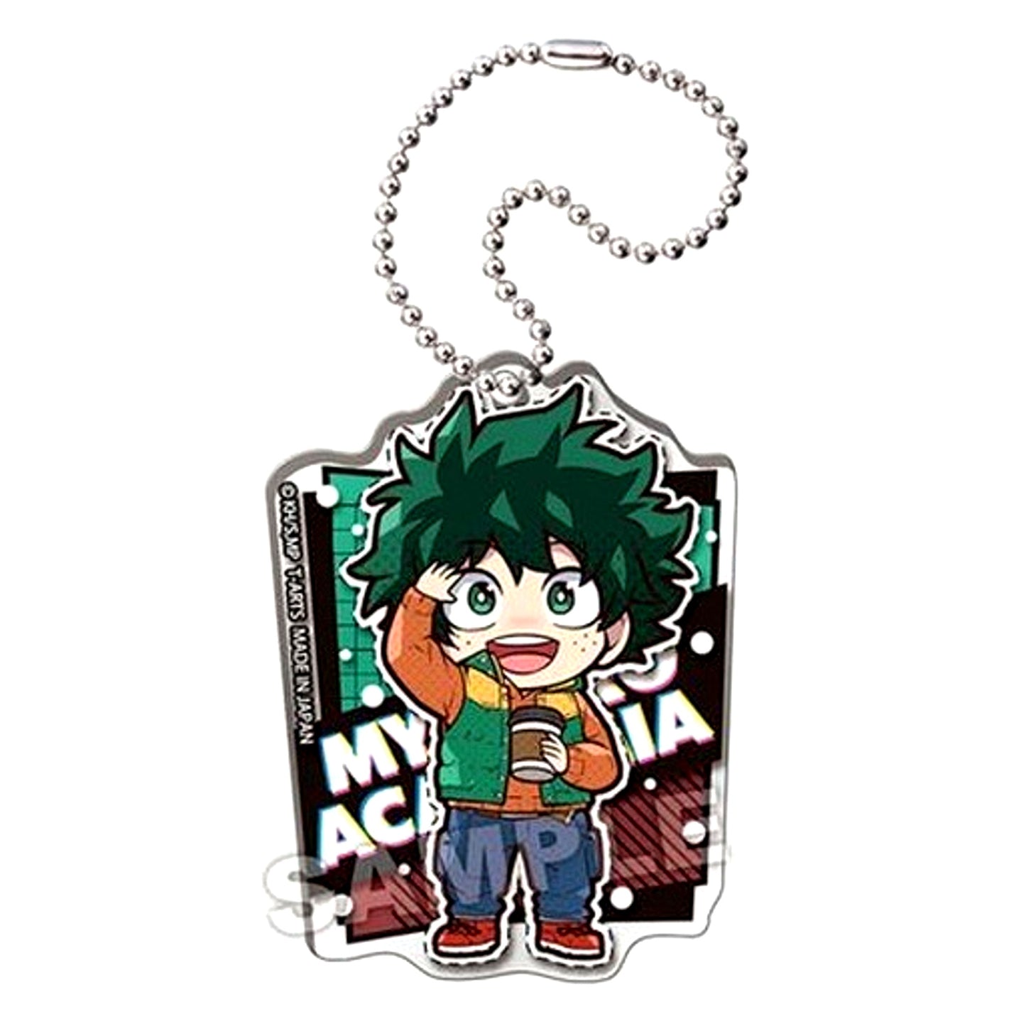 Izuku Midoriya My Hero Academia Defome Holiday Acrylic Keychain [USED]