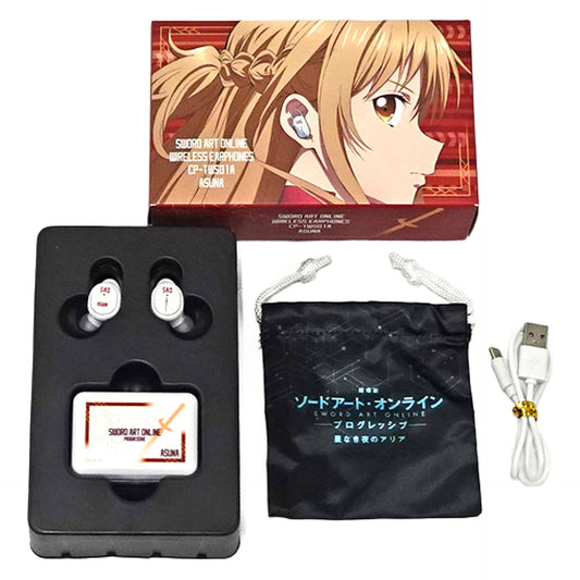 Asuna Model Sword Art Online the Movie: Progressive - Aria of a Starless Night X ONKYO Wireless Earphones CP-TWS01A Earphones [USED]