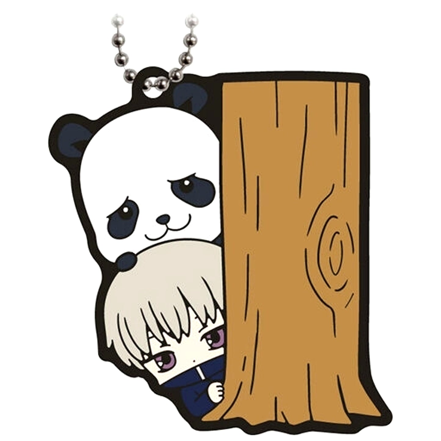 Panda and Toge Inumaki Capsule Rubber Mascot 06 Jujutsu Kaisen [USED]