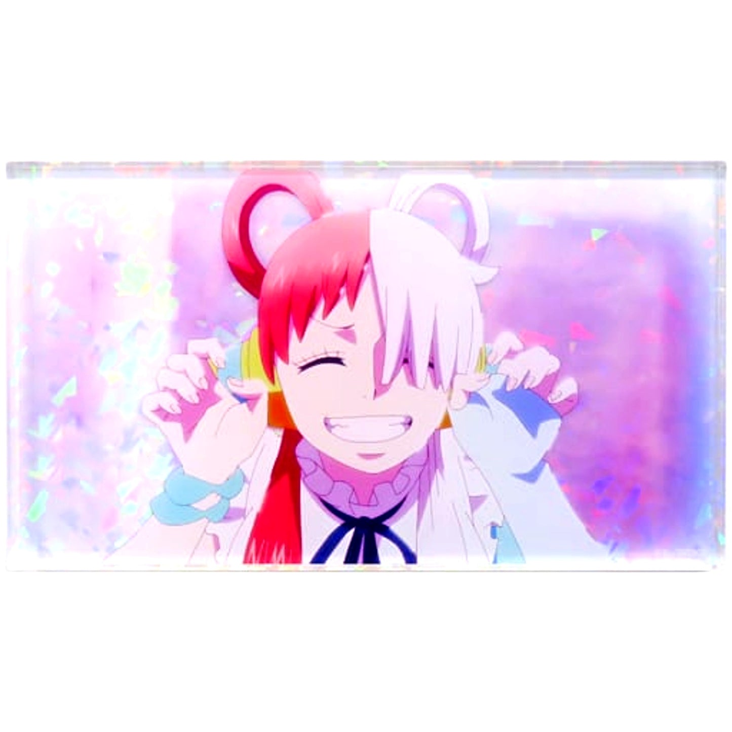 Uta One Piece FILM RED Sour Grapes Glitter Acrylic Block [USED]