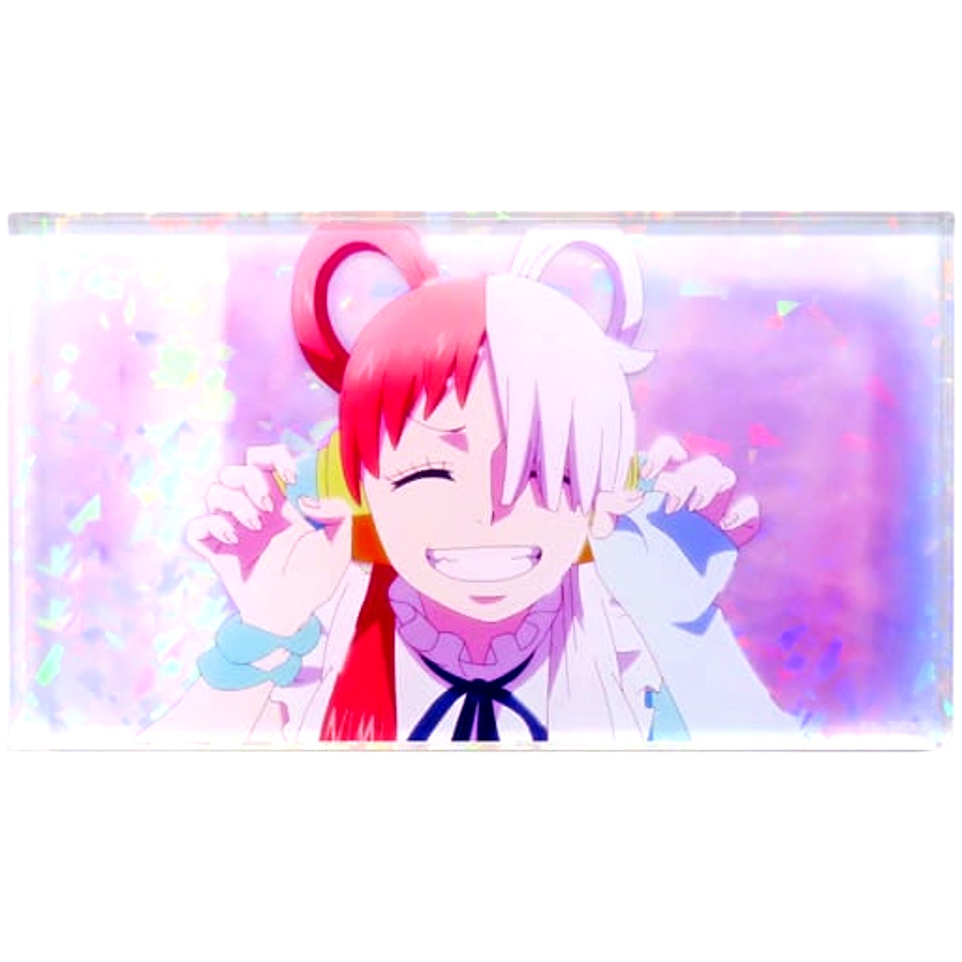 Uta One Piece FILM RED Sour Grapes Glitter Acrylic Block [USED]