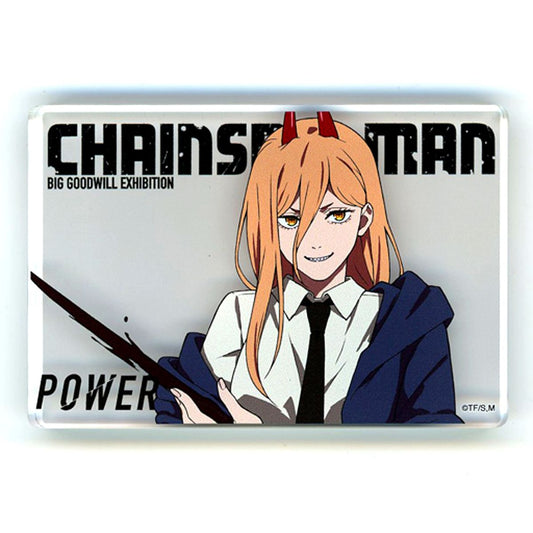 Power Chainsaw Man Acrylic Block Illustration Great Exchange Exhibition in baseyard tokyo [USED]