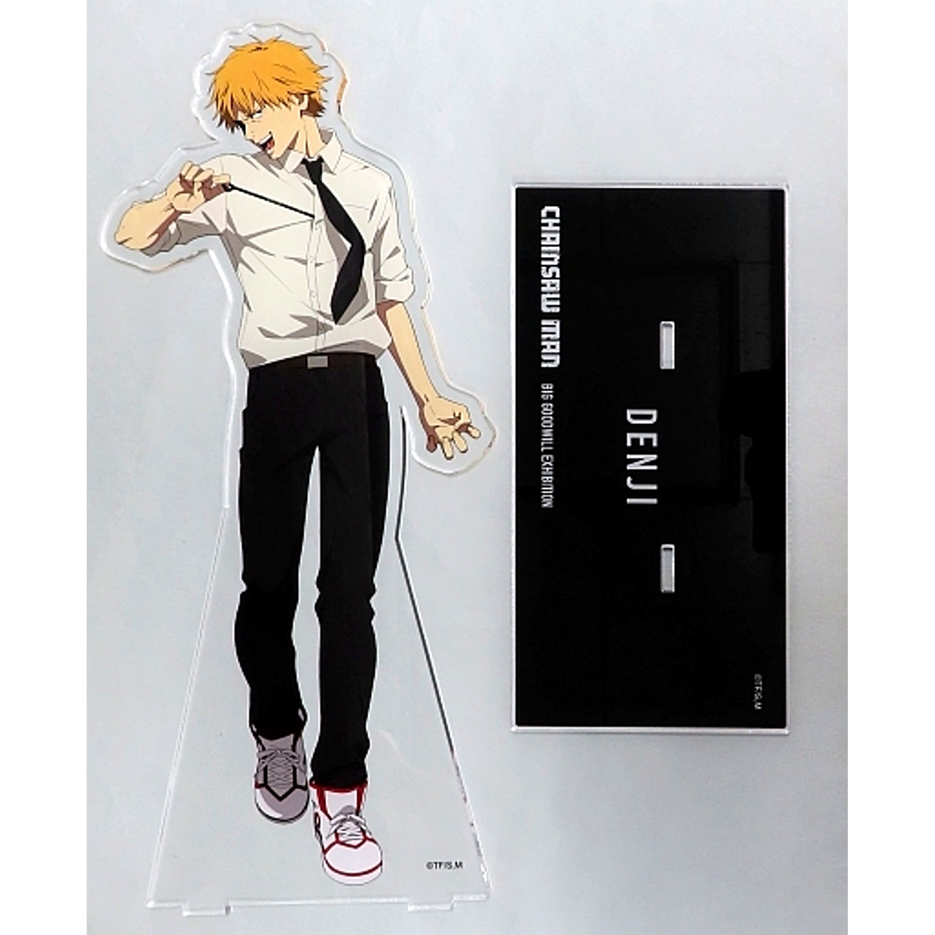 Denji Acrylic Mega Figure - Grand Exchange Exhibition Illust Chainsaw Man Grand Exchange Exhibition in baseyard tokyo [USED]