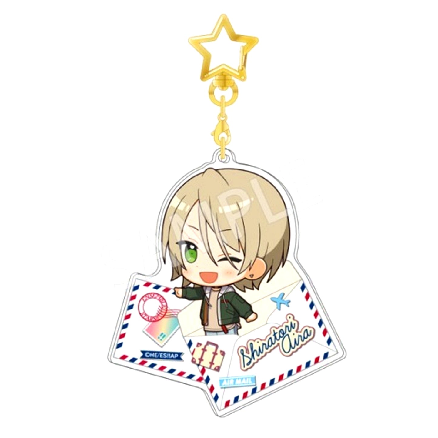 Aira Shiratori Ensemble Stars!! -Road to Show!!- Airmail Keychain [USED]