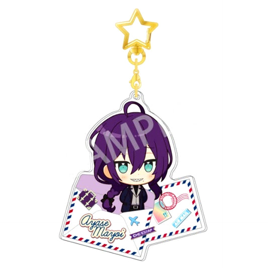 Mayoi Ayase Ensemble Stars!! -Road to Show!!- Airmail Keychain [USED]