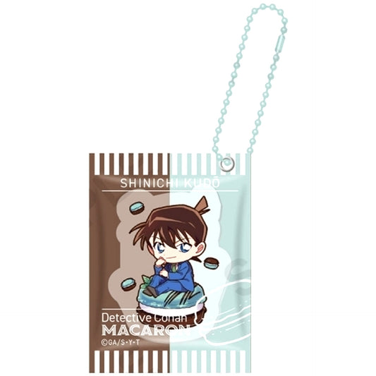 Shinichi Kudo Detective Conan Oyatsu Keychain Macaron ver. [USED]