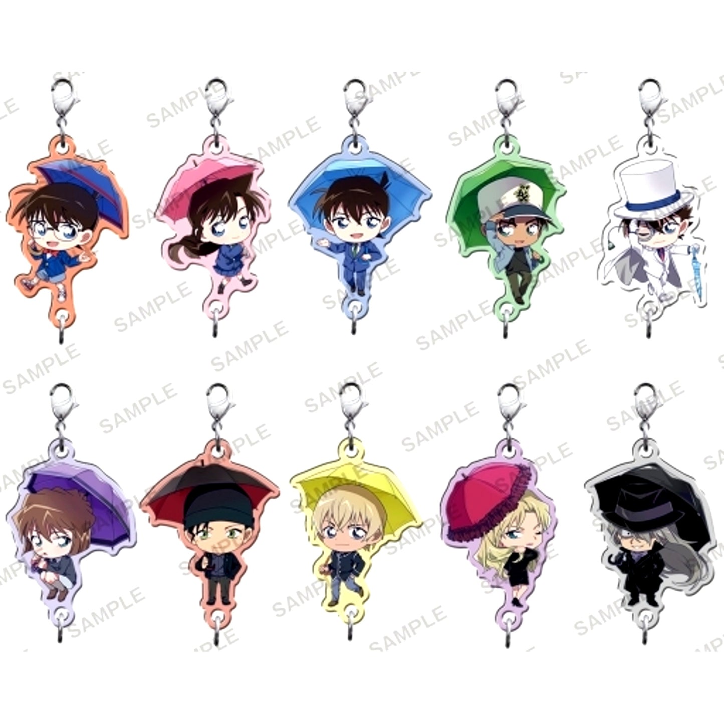 Set of 10 Detective Conan Connecting Charm Vol.7 [USED]