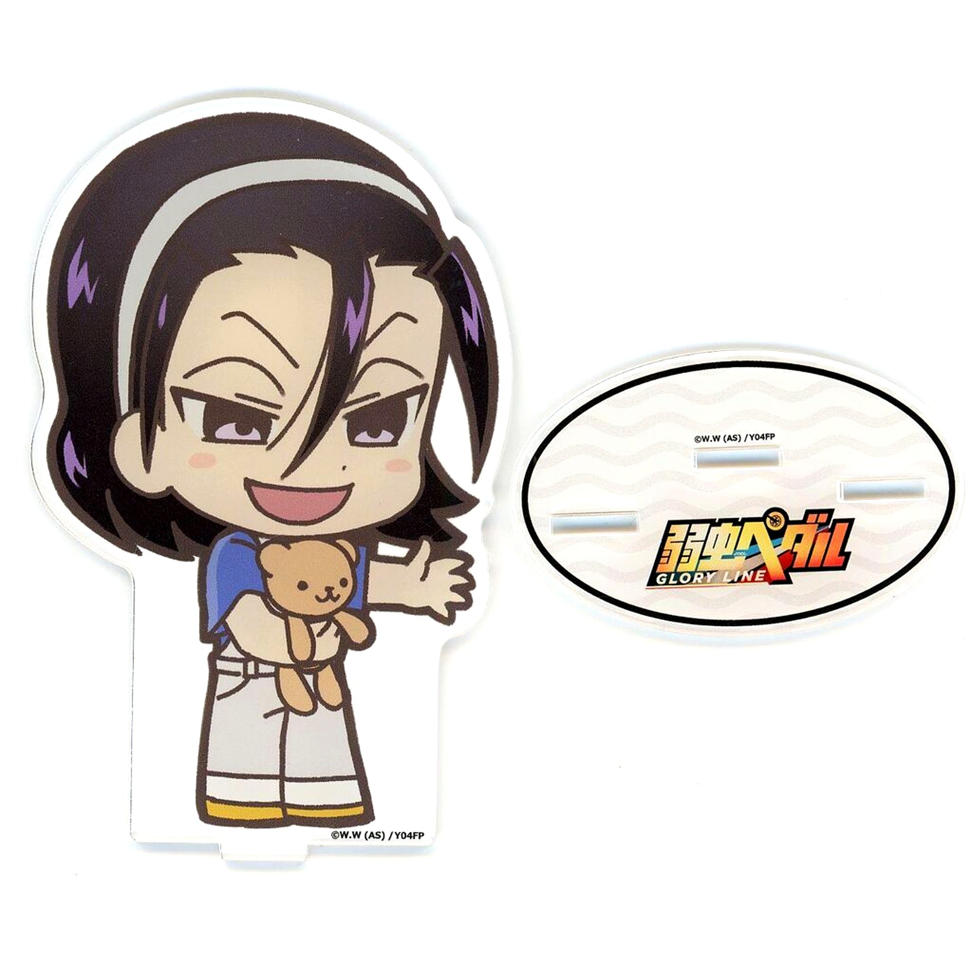 Jinpachi Todo 1st Acrylic Stand Yowamushi Pedal GLORY LINE x Collabo Cafe Honpo LABO [USED]
