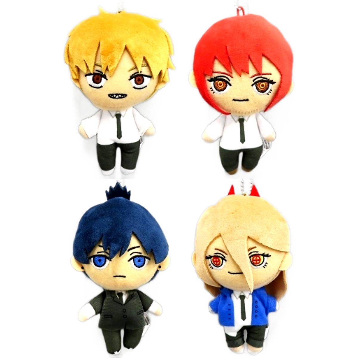 Chainsaw Man Denji & Others Plush Mascot All 4 Types Set Plush [USED]