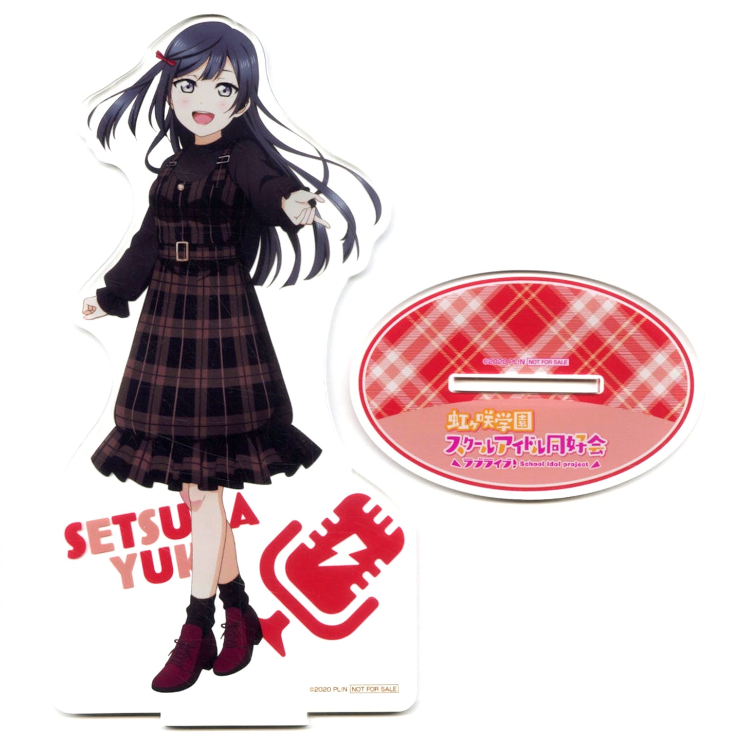 A Prize Setsuna Yuki Extra Large Acrylic Figure Love Live! Nijigasaki High School Idol Club Nijigaku Tokimeki SHOP Purchaser Ltd Lottery [USED]