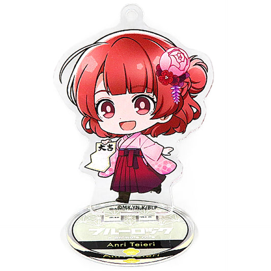 Blue Lock Anri Teieri Trading Acrylic Stand Keychain animate cafe Limited Keychains [USED]