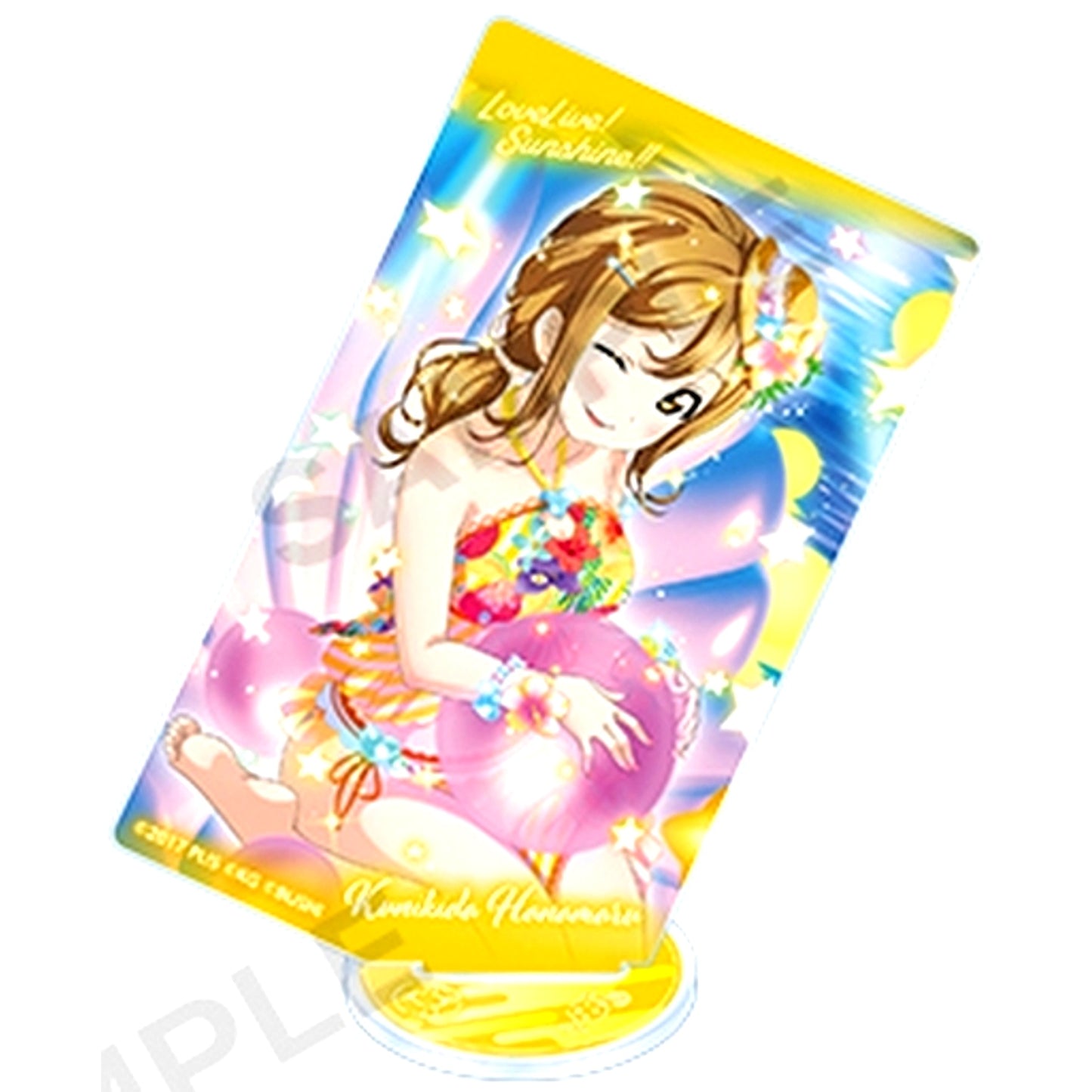 Hanamaru Kunikida Trading Square Acrylic Stand Aqours Water Essence Ver Love Live! School Idol Festival [USED]