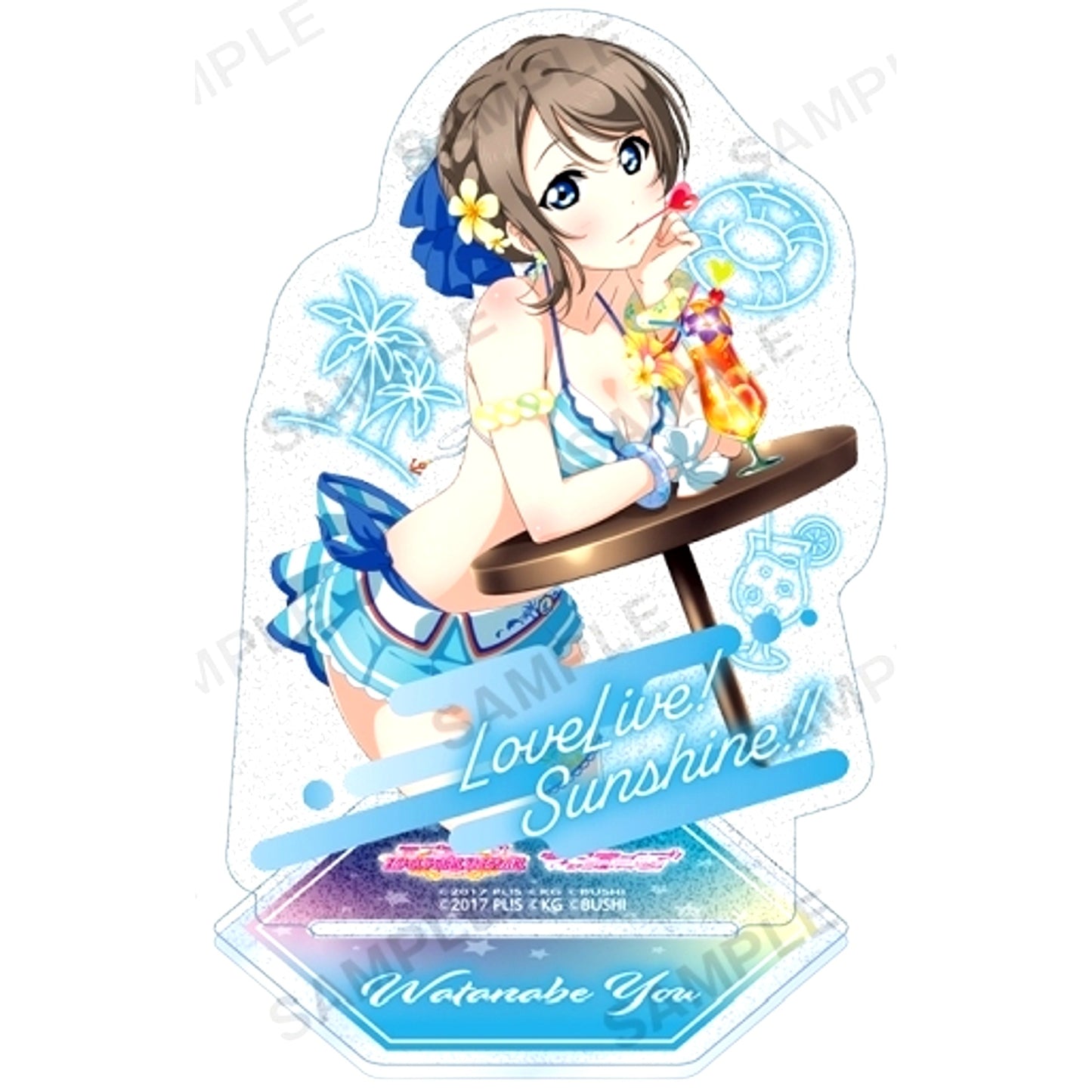 You Watanabe Aqours Water Essence Ver. Love Live! School Idol Festival Kirarin Acrylic Stand [USED]