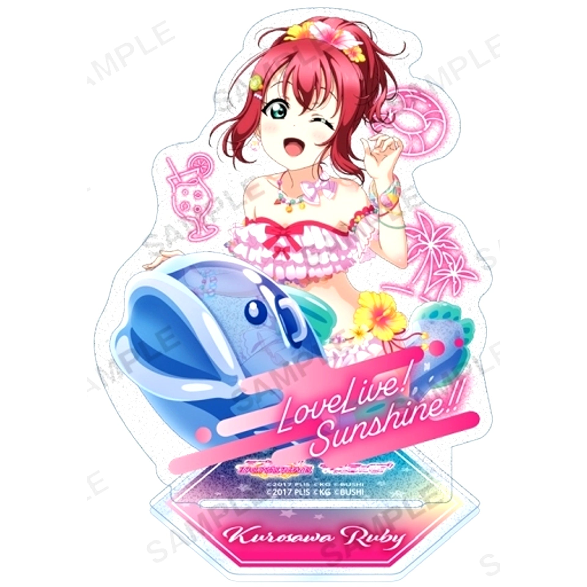 Ruby Kurosawa Aqours Love Live! School Idol Festival Kirarin Acrylic Stand Water Essence Ver. [USED]