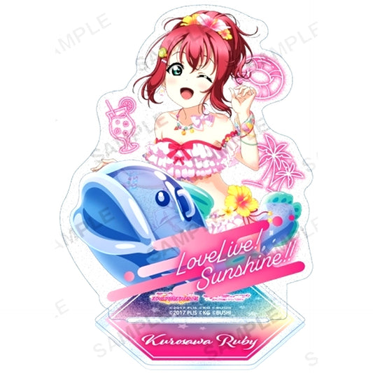 Ruby Kurosawa Aqours Love Live! School Idol Festival Kirarin Acrylic Stand Water Essence Ver. [USED]