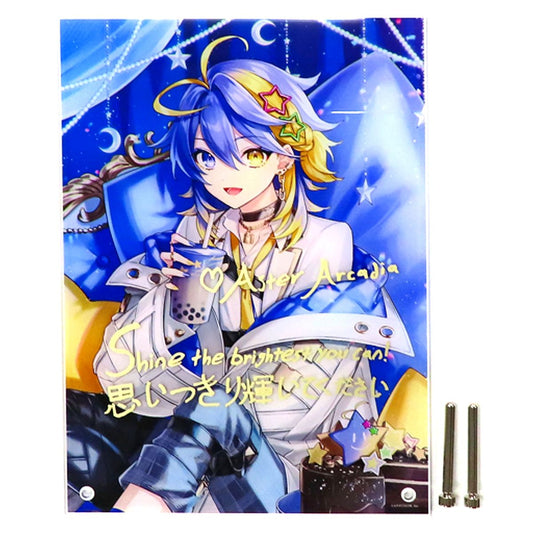 Aster Arcadia Replica Autographed Message Acrylic Panel Virtual YouTuber Nijisanji NIJISANJI EN Birthday 2022 Included Item [USED]