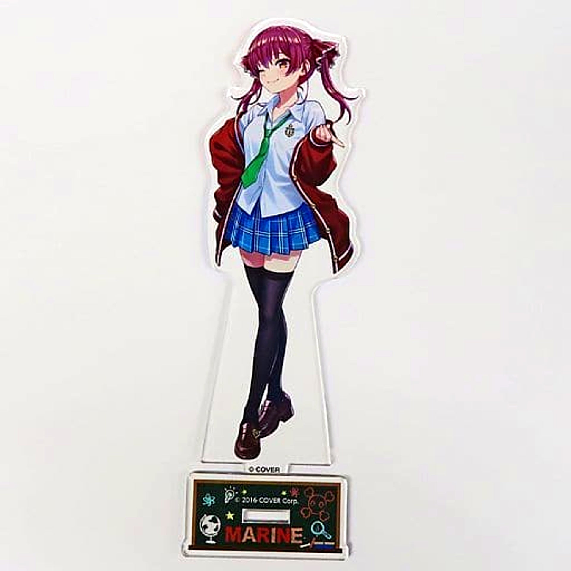 Virtual YouTuber hololive Houshou Marine Original Acrylic Stand Illustration by Morikura En FamilyMart Winter HoloMart Campaign [USED]